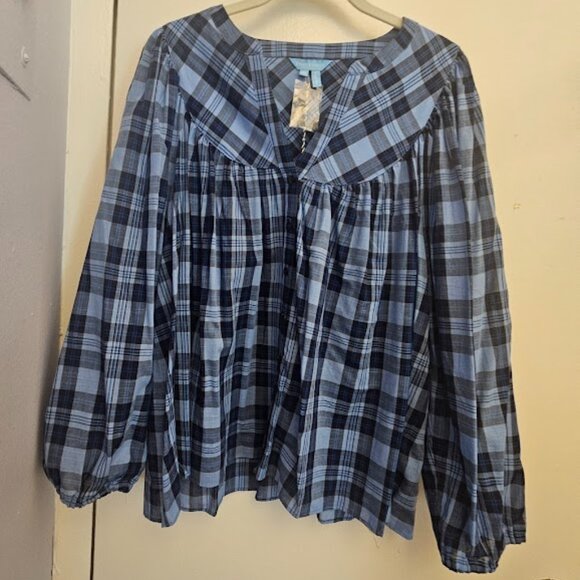 NWT Draper James Button Down Top - Picture 4 of 8
